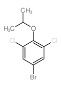 5-溴-1,3-二氯-2-异丙氧基苯结构式