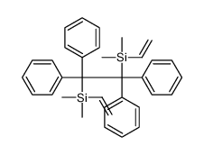 ethenyl-[2-[ethenyl(dimethyl)silyl]-1,1,2,2-tetraphenylethyl]-dimethylsilane Structure