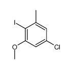 5-Chloro-2-iodo-1-methoxy-3-methylbenzene Structure