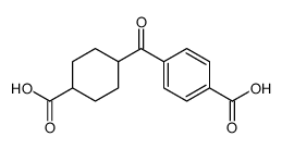 4-(4-carboxycyclohexanecarbonyl)benzoic acid结构式