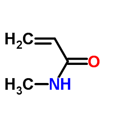 N-甲基-2-丙烯酰胺结构式