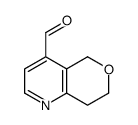 7,8-dihydro-5H-pyrano[4,3-b]pyridine-4-carbaldehyde Structure