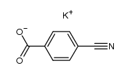 potassium 4-cyanobenzoate Structure