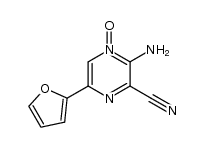 2-amino-3-cyano-5-(furan-2-yl)pyrazine 1-oxide结构式