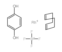 1,5-环辛二烯(对苯二酚)铑(I)四氟硼酸盐结构式