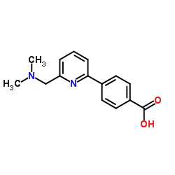 4-(6-Dimethylaminomethyl-pyridin-2-yl)-benzoic acid Structure