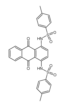 1,4-bis-(toluene-4-sulfonylamino)-anthraquinone结构式