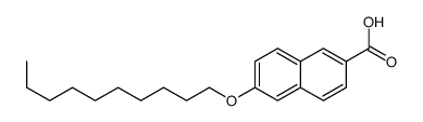 6-decoxynaphthalene-2-carboxylic acid结构式