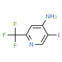 5-碘-2-(三氟甲基)吡啶-4-胺结构式
