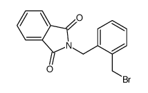 2-[[2-(bromomethyl)phenyl]methyl]isoindole-1,3-dione结构式