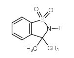 2-氟-3,3-二甲基-2,3-二氢-1,2-苯并异噻唑 1,1-二氧化物结构式