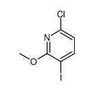 2-甲氧基-3-碘-6-氯吡啶结构式