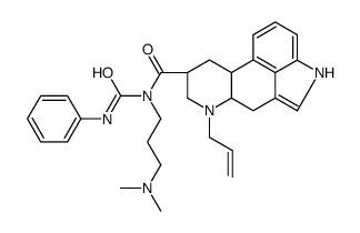 (6aR,9R)-N-[3-(dimethylamino)propyl]-N-(phenylcarbamoyl)-7-prop-2-enyl-6,6a,8,9,10,10a-hexahydro-4H-indolo[4,3-fg]quinoline-9-carboxamide Structure