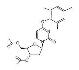 3',5'-Diacetyl-4-O-(2,4,6-triisopropylphenyl)-2'-deoxyuridine Structure