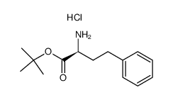 L-高苯丙氨酸叔丁酯盐酸盐结构式
