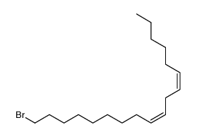(6Z,9Z)-18-bromooctadeca-6,9-diene Structure