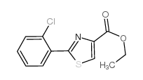 2-(2-氯苯基)-噻唑-4-羧酸乙酯结构式