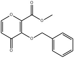 3-(苄氧基)-4-氧代-4H-吡喃-2-羧酸甲酯结构式