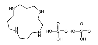 sulfuric acid,1,4,8,12-tetrazacyclopentadecane Structure