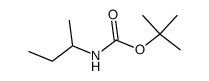 Carbamic acid, (1-methylpropyl)-, 1,1-dimethylethyl ester (9CI)结构式