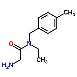 N-Ethyl-N-(4-methylbenzyl)glycinamide结构式