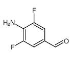 Benzaldehyde, 4-amino-3,5-difluoro- (9CI) structure