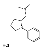 N,N-dimethyl-1-(1-phenylpyrrolidin-2-yl)methanamine,hydrochloride Structure