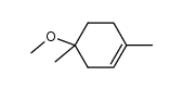 1-methoxy-1,4-dimethylcyclohex-3-ene结构式
