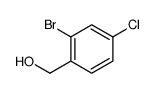 (2-溴-4-氯苯基)甲醇结构式