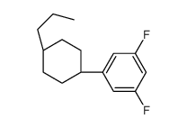 3,5-(反式-4-丙基环己基)二氟苯结构式