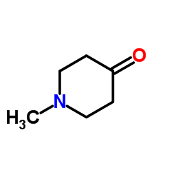 N-甲基-4-哌啶酮结构式