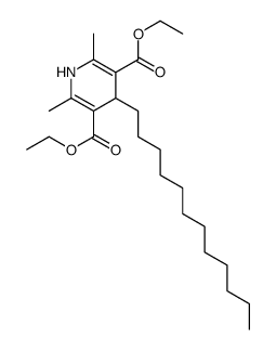 4-dodecyl-3,5-diethoxycarbonyl-1,4-dihydro-2,6-dimethylpyridine Structure