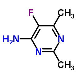 5-氟-2,6-二甲基嘧啶-4-胺结构式