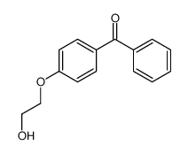 (4-(2-hydroxyethoxy)phenyl)(phenyl)methanone Structure
