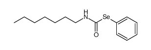 Se-phenyl heptylcarbamoselenoate Structure