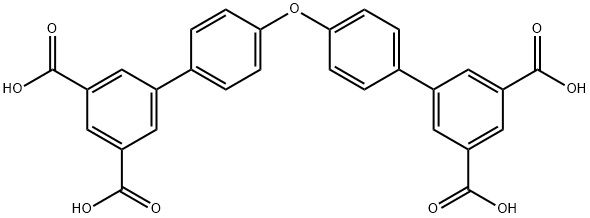 4',4-oxybis(([1,1'-biphenyl]-3,5-dicarboxylic acid)) Structure