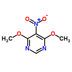 4,6-Dimethoxy-5-nitropyrimidine Structure