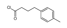 Benzenebutanoyl chloride, 4-Methyl- Structure