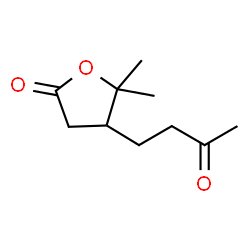 2(3H)-Furanone,dihydro-5,5-dimethyl-4-(3-oxobutyl)-结构式