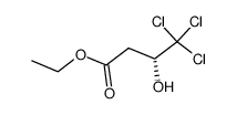 ethyl (3R)-4,4,4-trichloro-3-hydroxybutanoate结构式