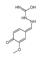 [(3-methoxy-4-oxocyclohexa-2,5-dien-1-ylidene)methylamino]urea Structure