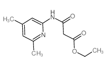 ethyl 2-[(4,6-dimethylpyridin-2-yl)carbamoyl]acetate Structure