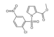 methyl 1-(2-chloro-5-nitrophenyl)sulfonylpyrrole-2-carboxylate Structure