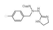 2-Imidazoline, 2-[2- (p-chlorobenzyl)-2-nitrosohydrazino]-结构式