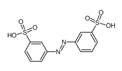 3,3'-azo-bis-benzenesulfonic acid Structure