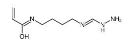 N-[4-(hydrazinylmethylideneamino)butyl]prop-2-enamide结构式