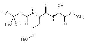 L-Alanine,N-[(1,1-dimethylethoxy)carbonyl]-L-methionyl-, methyl ester (9CI)结构式