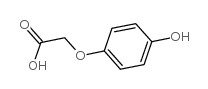 4-Hydroxyphenoxyacetic Acid Structure