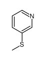 3-methylsulfanylpyridine Structure