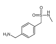 1-[4-(氨基甲基)苯基]-正甲基甲磺酰胺结构式